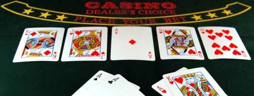 chance straight flush texas holdem